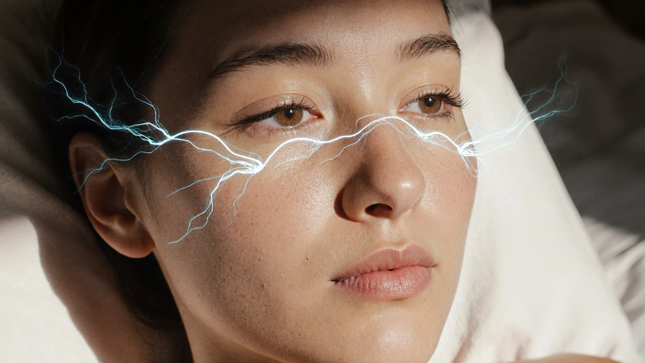 Glowende, natürlich strahlende Haut nach einer Schwedischen Massage ohne Make-up.