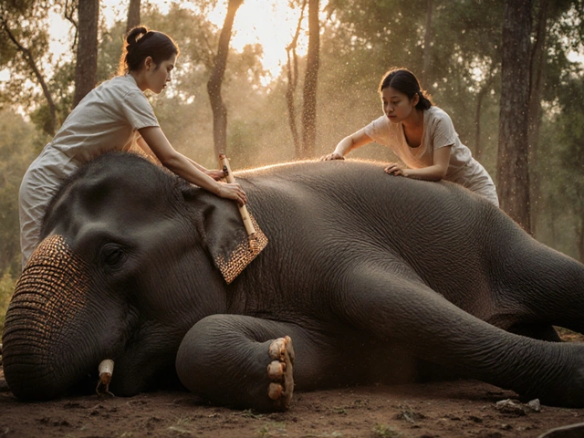 Exploring the Fascinating Realm of Elephant Massage