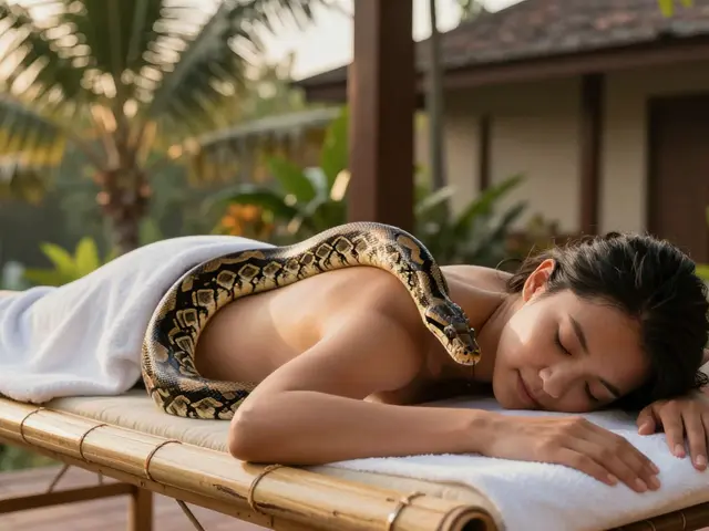 Schlangenmassage: Eine ungewöhnliche Entspannungstechnik