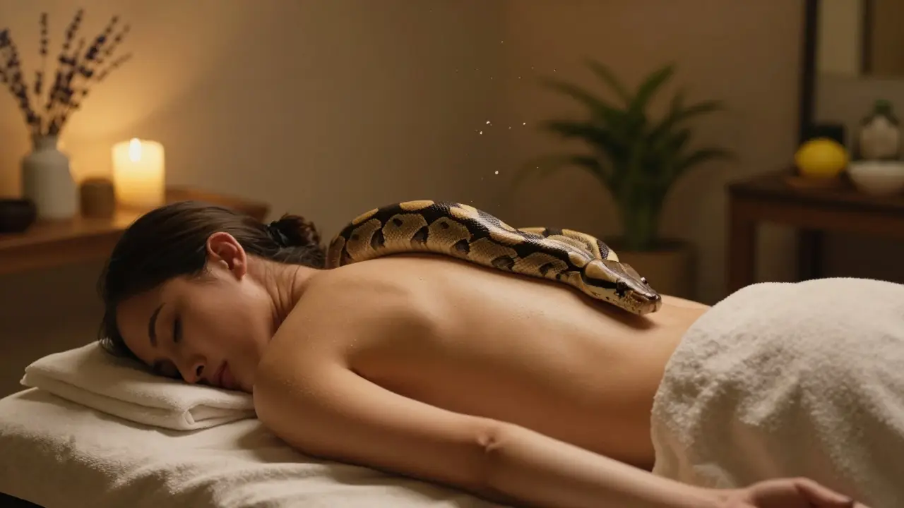 Angst vor Schlangen? Warum Schlangenmassagen tatsächlich helfen