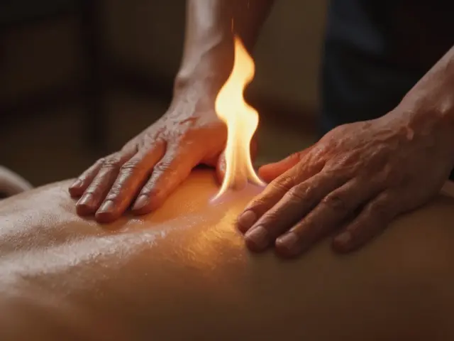 Feuermassage: So funktioniert die heiße Entspannungstechnik sicher